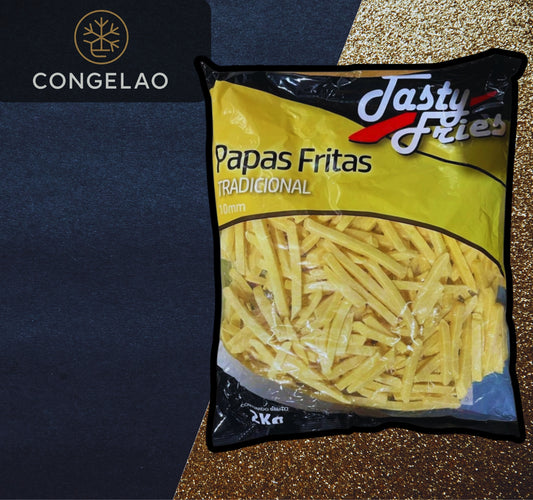 PAPAS PREFRITAS TASTY FRIES 10 MM BOLSA 2.0 KG
